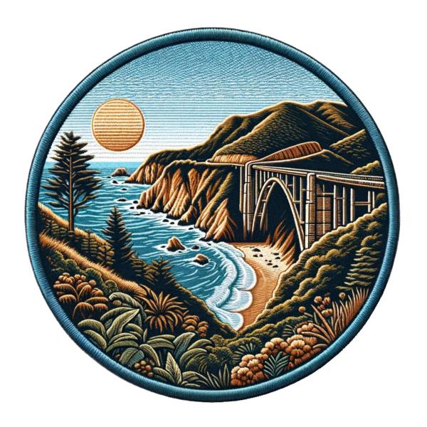 U.S. Route 101 in California Patch 3" Iron-on Subl...
