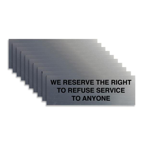 Signs ByLITA Basic We Reserves The Right To Dose S...