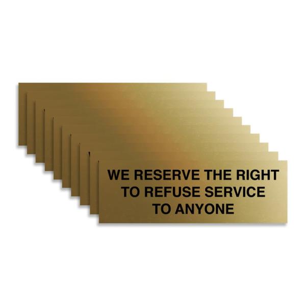 Signs ByLITA Basic We Reserves The Right To Dose S...