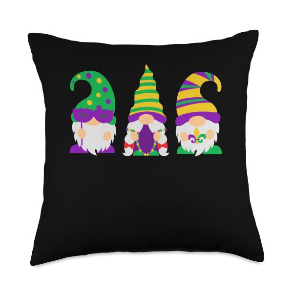 Mardi Gras Gnome Decorations Bead Mardi Gras Gnome...