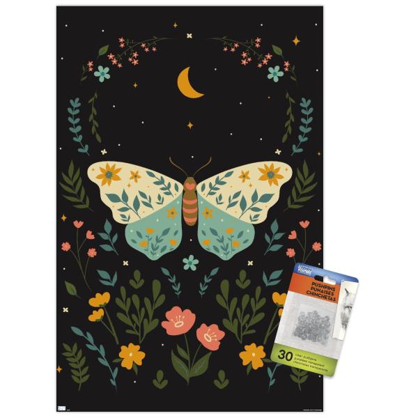 Trends International Cozy Joy - Boho Butterfly Wal...