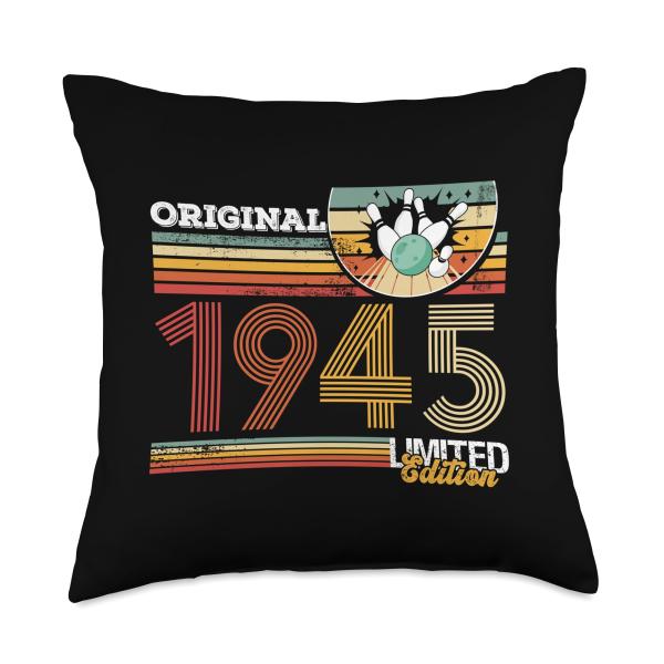 Bowling Skittles Birthday 1945 Bowling Ball Birthd...