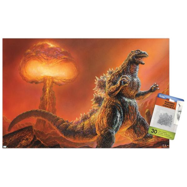 Trends International Godzilla: Comic - Nuclear Wal...