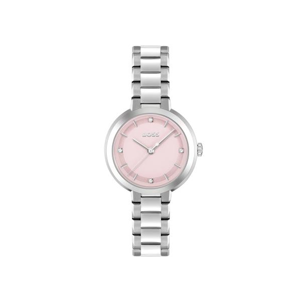 BOSS Sena Women's 34mm Stainless Steel Quartz Watc...