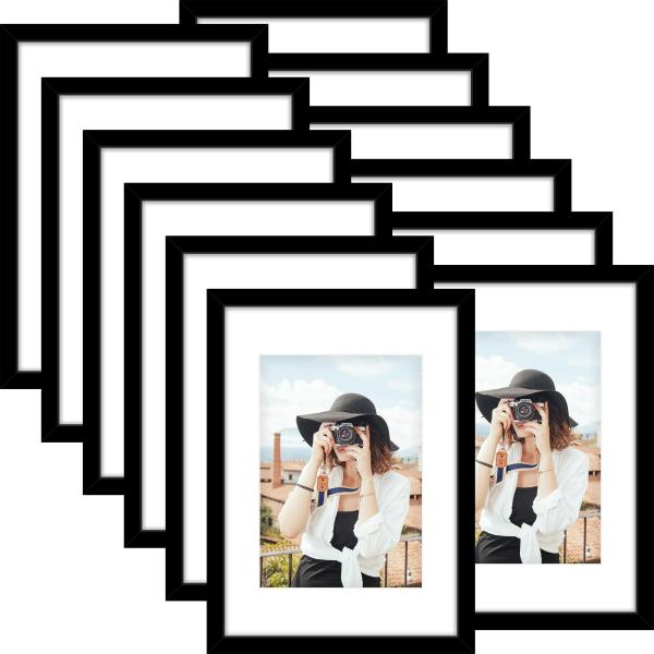 Picrit A3 写真フレーム 12枚セット ディスプレイ 8x11.5インチ マット付き または...