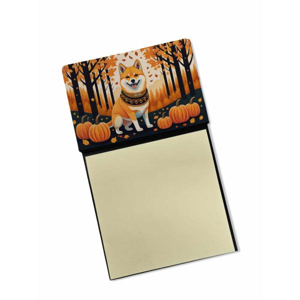 Caroline's Treasures Shiba Inu Fall Sticky Note Ho...