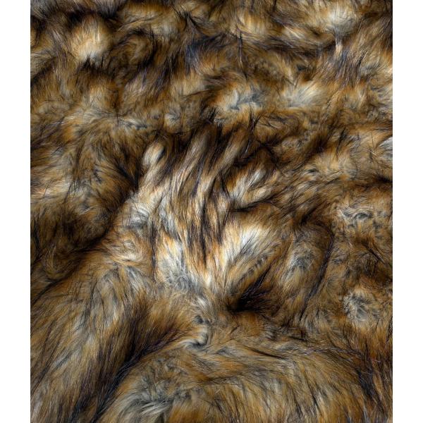 Faux Animal Fur Short/Long Pile 1400gram Heavy 65"...