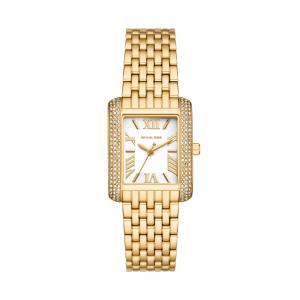 Michael Kors ステンレススチール アナログ ホワイトダイヤル レディース腕時計 -Mk4826、バンドカラー - ゴールド, ゴールド