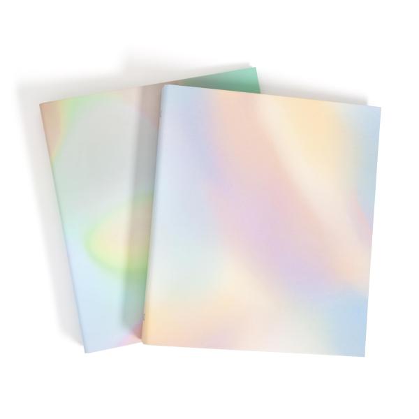 U Brands エココンシャス 1インチ バインダー 2個セット Lucent Dreams プリ...