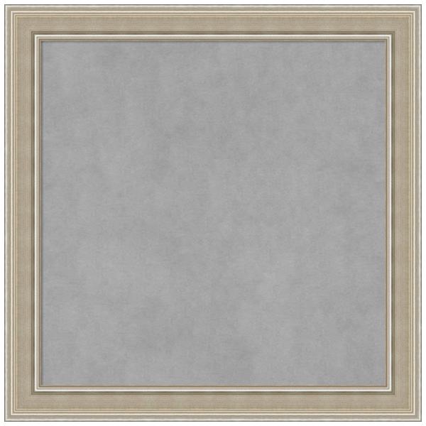 Amanti Art Silver Framed Magnetic Board 24x24 Medi...