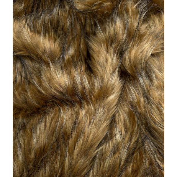 Faux Animal Fur Short/Long Pile 900gram Heavy 65" ...