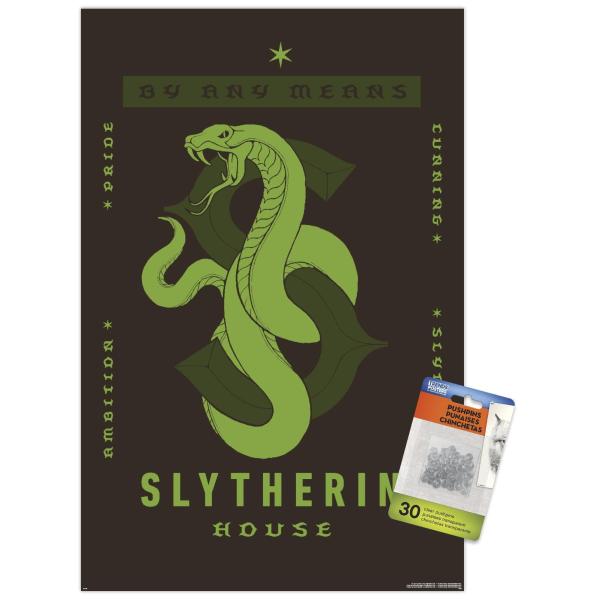 Harry Potter: Darker Arts - Slytherin House Wall P...