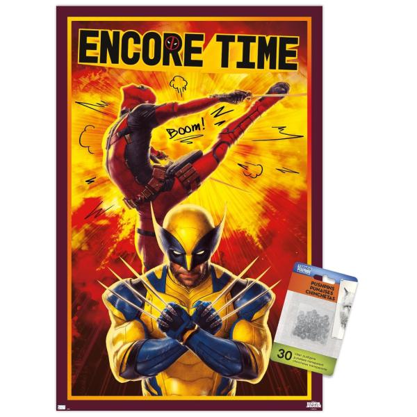 Marvel Deadpool ＆ Wolverine - Encore Time Wall Pos...