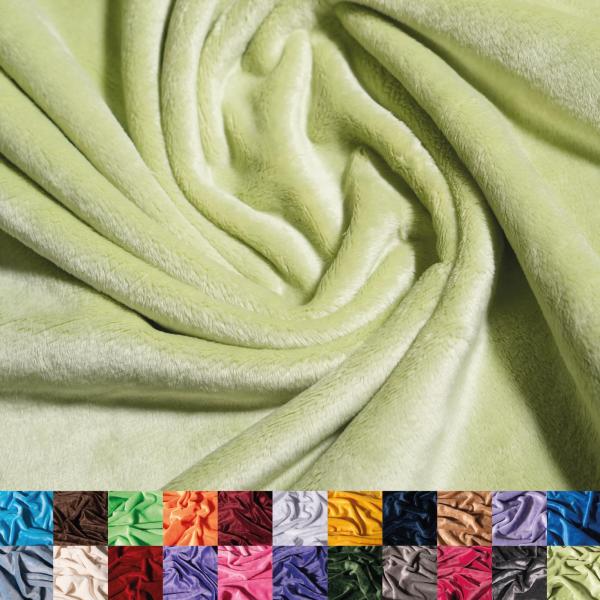 Ice Fabrics Solid Minky Fabric by The Yard - Soft,...