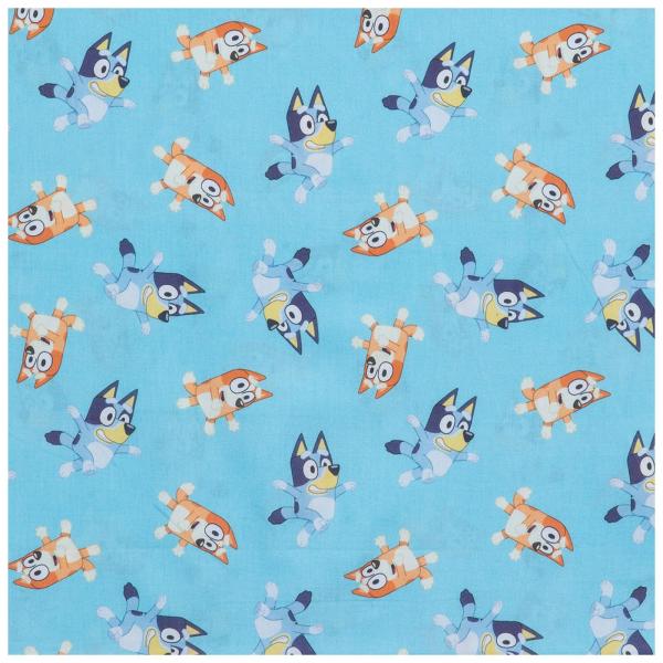 Hobby Lobby Bluey ＆ Bingo Cotton Calico Fabric- 3 ...