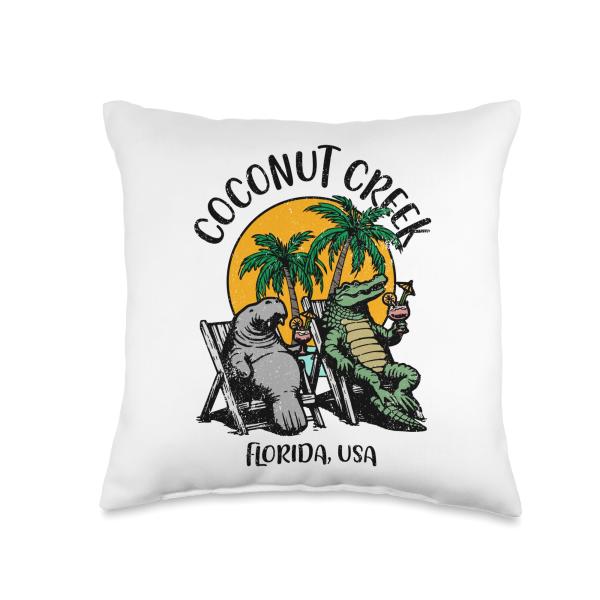 Coconut Creek Florida USA Funny Manatee Alligator ...