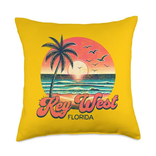 Key West Throw Pillow
