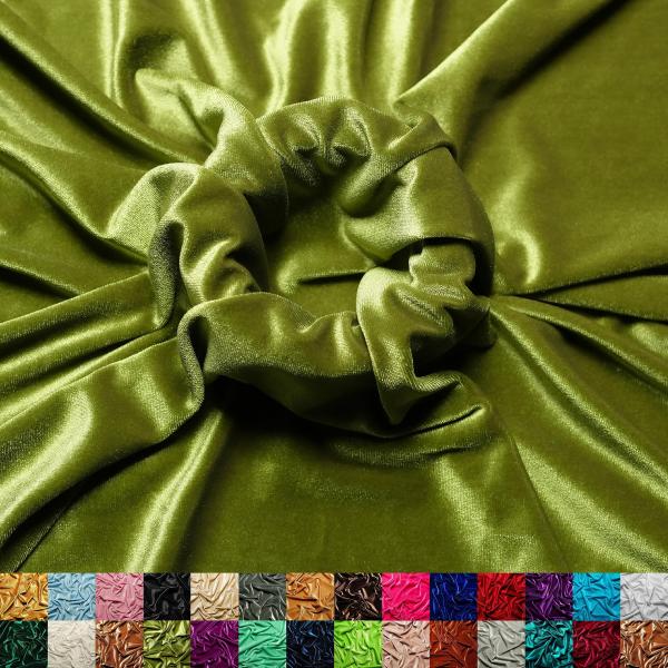 Ice Fabrics Stretch Velvet Fabric by The Yard - 60...