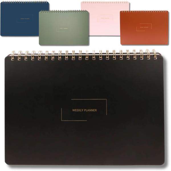 Merely Home 日付なしウィークリープランナー 8.25×11.75インチ マルチレイアウト...