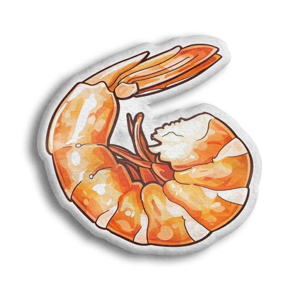 HANZSPROUT Shrimp Shaped Plush Pillow - Funny Pill...