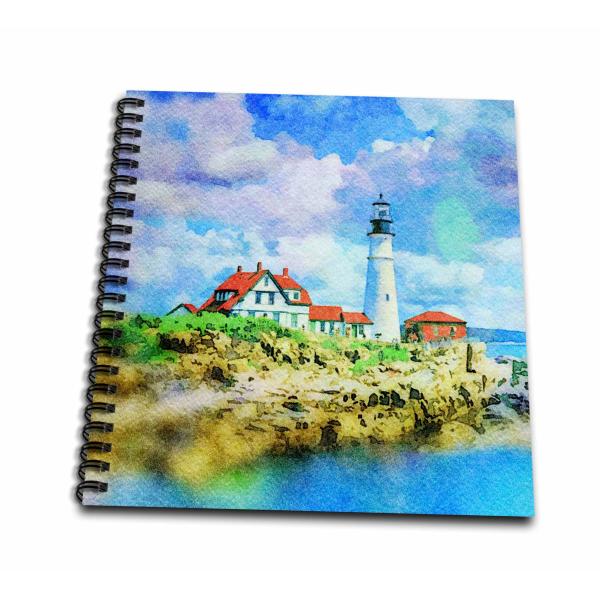 Memory Book 12 x 12 inch - A Light House On The Wa...