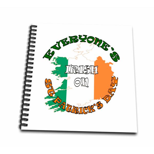 Drawing Book 8 x 8 inch - Everyones Irish On St Pa...