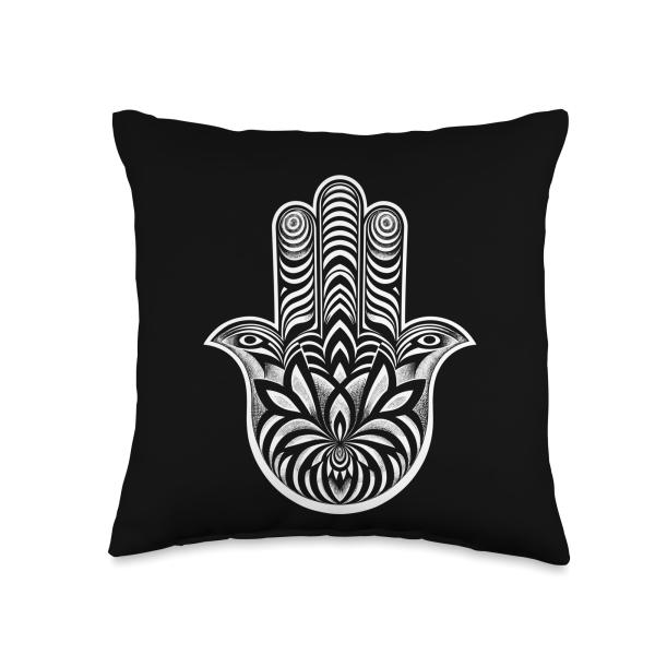 Cool Hamsa Khamsa Symbol In Op Art Style Christmas...
