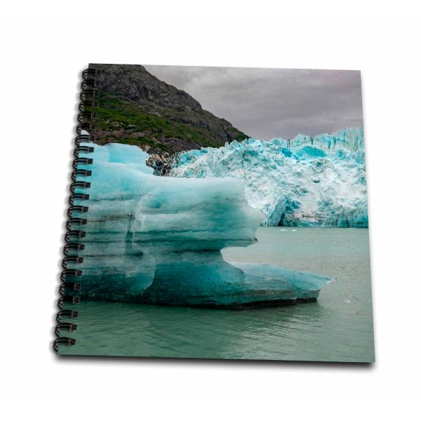 Drawing Book 8 x 8 inch - Icebergs from Margerie G...