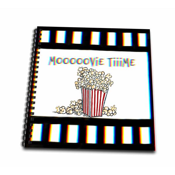 Drawing Book 8 x 8 inch - A Popcorn Box Surrounded...