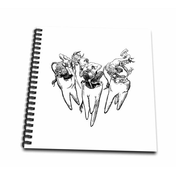 Drawing Book 8 x 8 inch - A Devilish Toothache Cla...