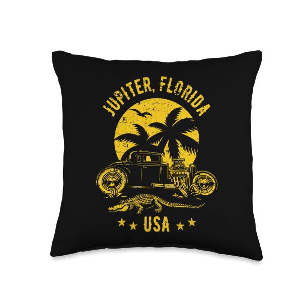 Jupiter Florida Sunset Hotrod Distressed Design Th...