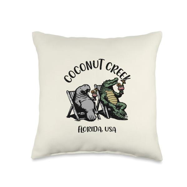 Coconut Creek Florida USA Funny Manatee and Alliga...