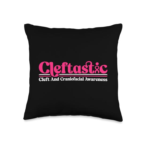 Cleft Lip and Palate Craniofacial Throw Pillow