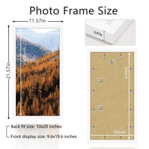 Picrit 10x20 写真フレーム、壁掛け...の詳細画像1
