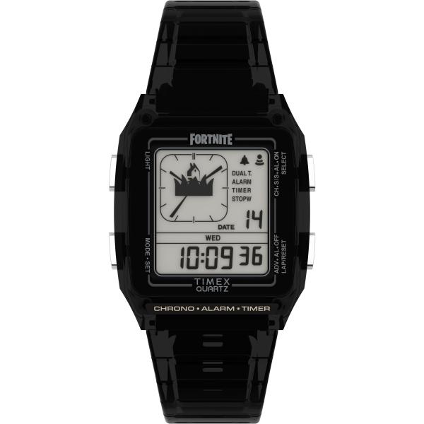 Timex x Fortnite Q LCA ユニセックス 35mm アナデジ 公式コラボ ダウンタ...