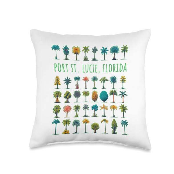 Port St Lucie Florida, USA, Palm Trees Design Thro...