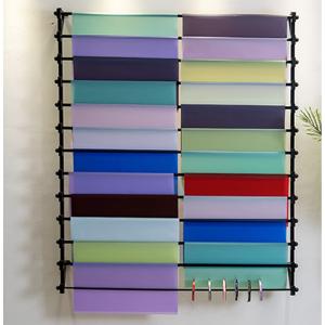 Ribbon Organizer Rack Craft Room 10/13 Tier Ribbon Wall Organizer, Wall-Mounted Metal Sewing Thread Holder Sewing Spool, Saving Space Bobbin Rack for