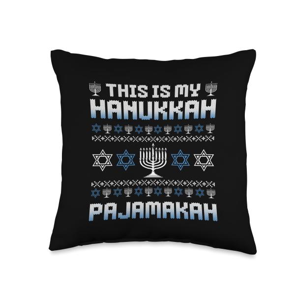 This is My Hanukkah Pajamakah Funny Chanukah Men W...