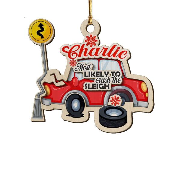 CanvasWis Personalized Wrecked Car Crash Design 2-...