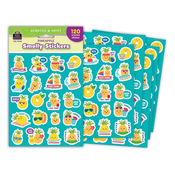 Teacher Created Resources パイナップル臭いステッカー(TCR9445)