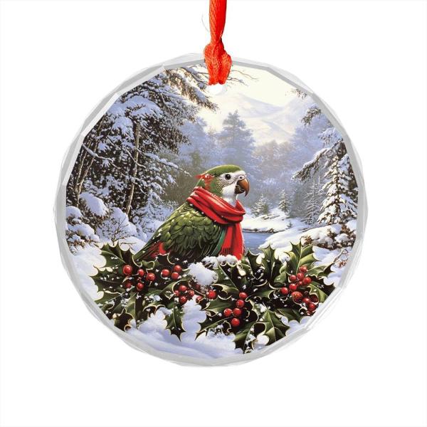 CanvasWis Amazon Parrot Frosted Wonderland Design ...