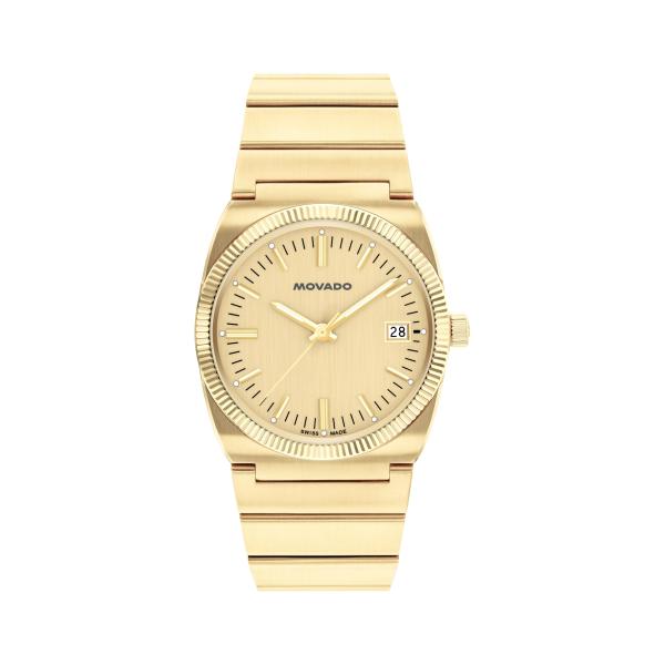 Movado Heritage Ondoplan Men's Luxury Quartz Watch...