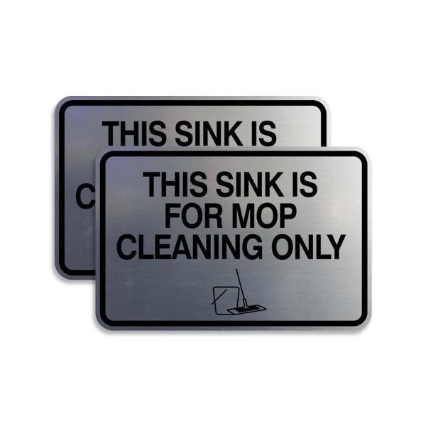 Signs ByLITA Classic Frame This Sink Is For Mop Cl...