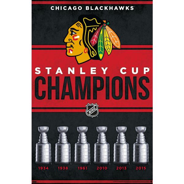 Trends International NHL Chicago Blackhawks - Cham...