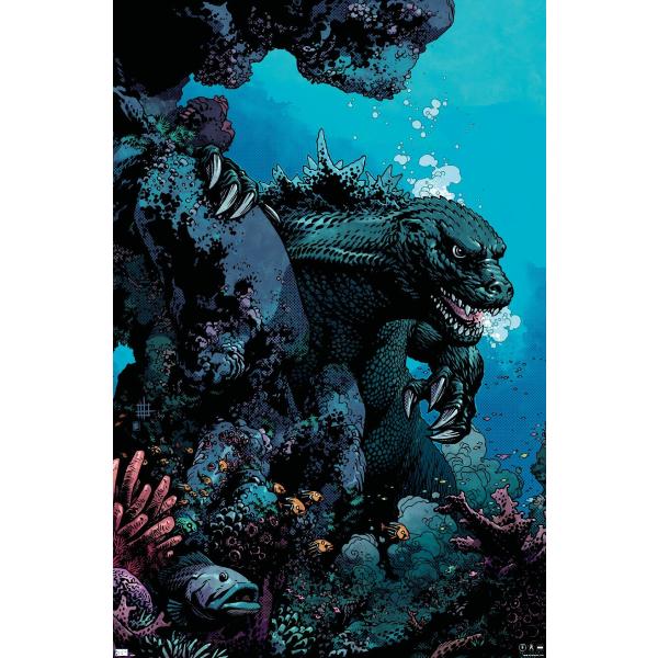 Trends International Godzilla: Comic - Ocean Wall ...