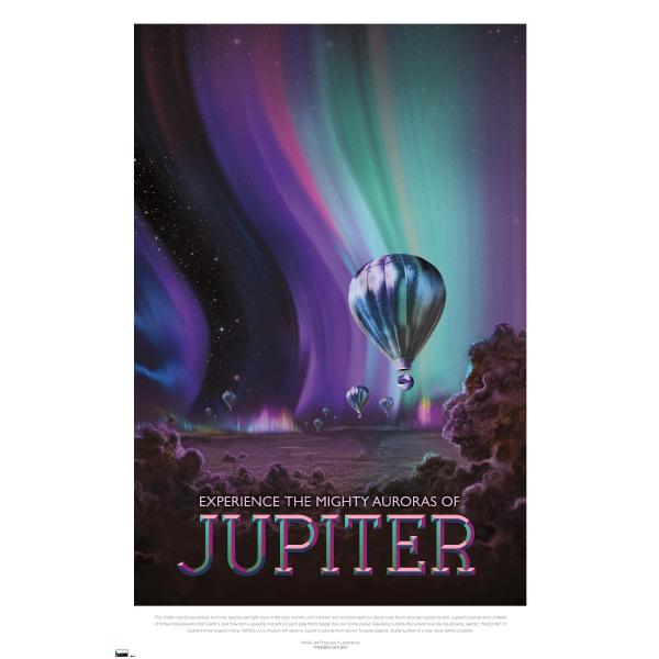 NASA - Jupiter Travel Poster Wall Poster, 19L" x 1...