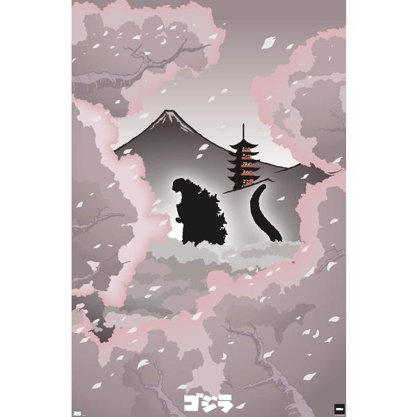 Trends International Godzilla - Backdrop Wall Post...