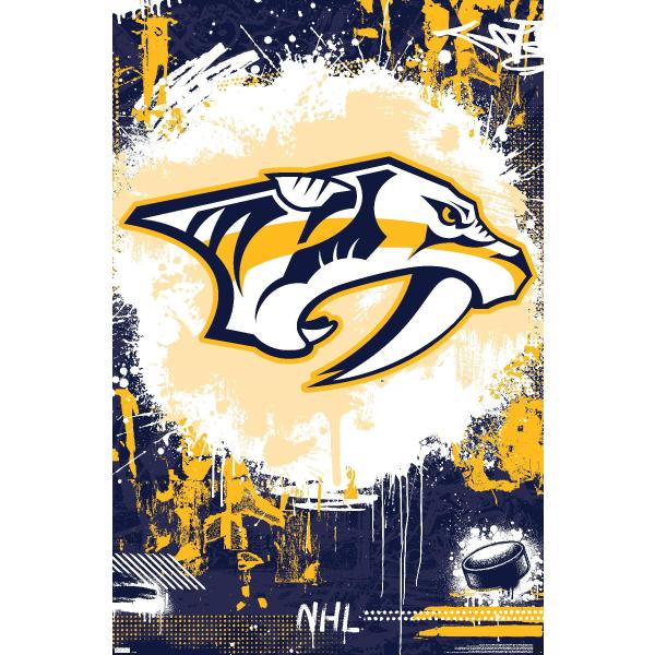 NHL Nashville Predators - Maximalist Logo 23 Wall ...