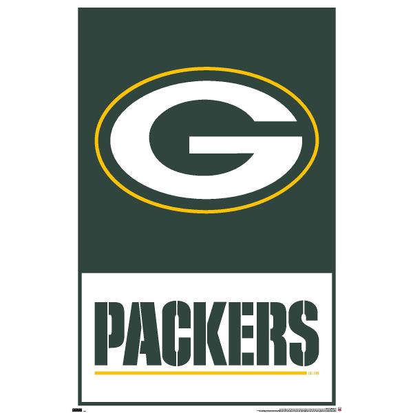 NFL Green Bay Packers - Logo 21 Wall Poster, 19L" ...