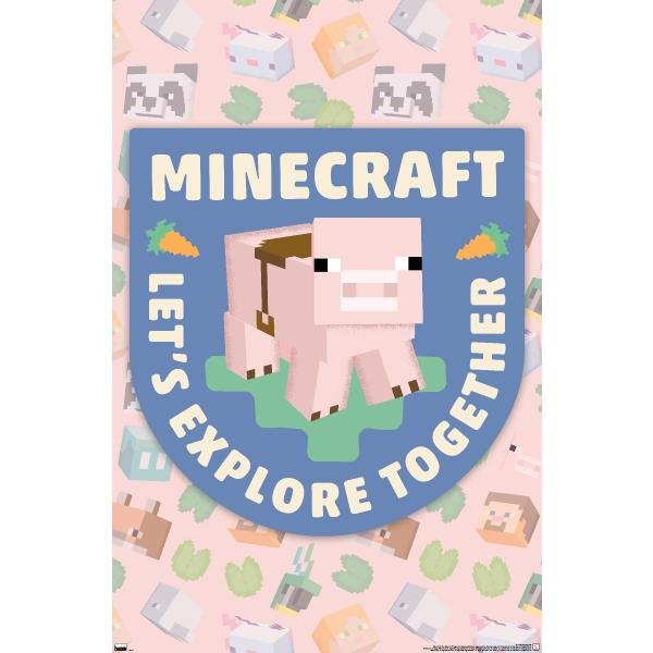 Trends International Minecraft - Let's Explore Tog...
